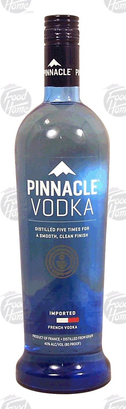 Pinnacle  vodka, imported from France, 40% alc. by vol. Full-Size Picture